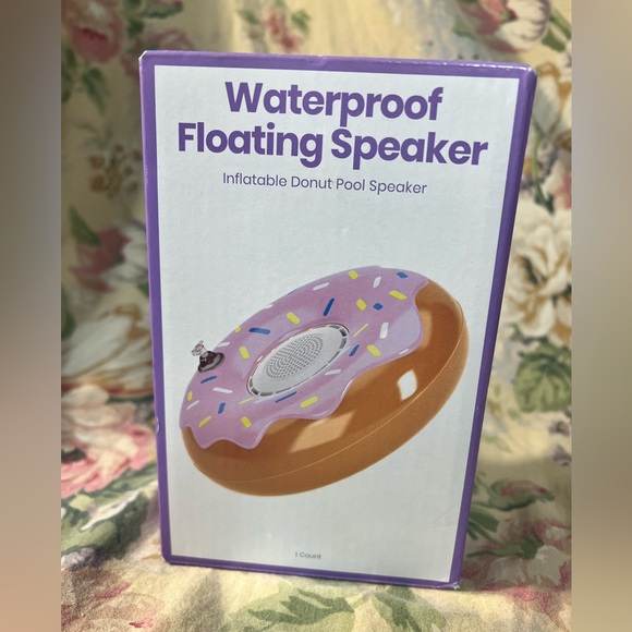 Target Other - Target Inflatable Donut Pool Speaker - Pink and Brown